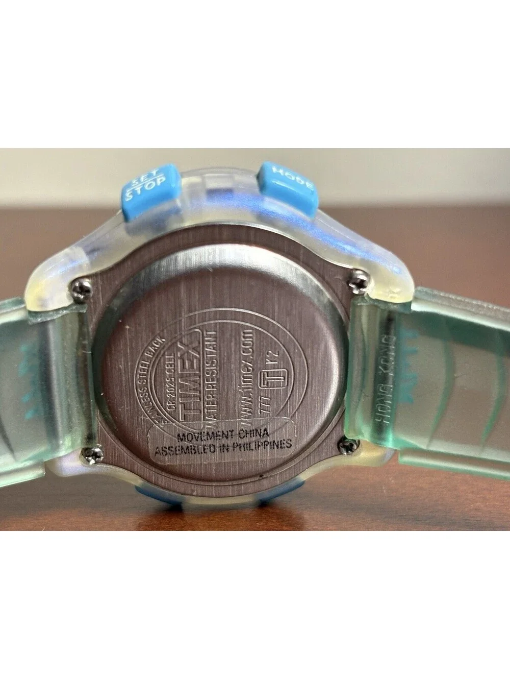 Vintage Timex Mystery Answer Watch Digital Y2K Blue Green RARE